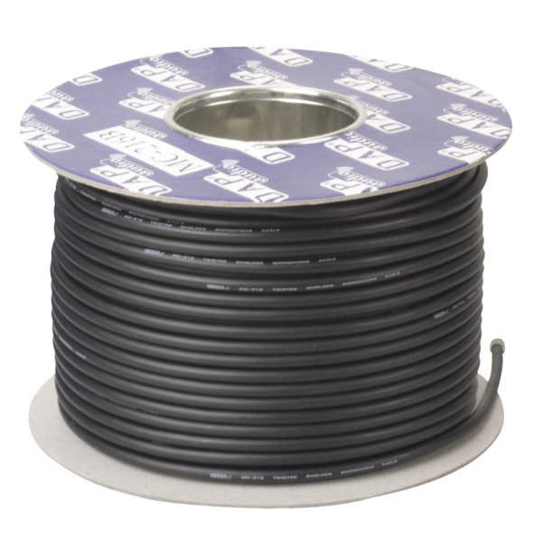 Cable de mic./línea negro, 100 m, en rollo MC-216 DAP AUDIO - Imagen 3